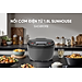 Nồi cơm điện tử 1.8L Sunhouse SHD8909B - 6 chế dộ, giữ ấm 12 tiếng - Mâm nhiệt lớn, cơm dẻo, chín đều - Hàng chính hãng