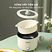 Nồi Lẩu Điện Mini Azhu 1.8L Đa Năng – 2 Nấc Nhiệt, Kèm Giá Hấp, Công Suất 600W - HÀNG CHÍNH HÃNG MINIIN