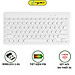 Bàn phím không dây HXSJ K610 USB2.4G giảm ồn, gọn nhẹ dễ mang đi, phù hợp PC/ Laptop/ Điện thoại- Hàng chính hãng