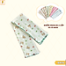 Khăn tắm cho bé Babiboo khăn tắm muslin 2 lớp vải cotton mềm mại 75 x 80cm BK10 ( họa tiết ngẫu nhiên )