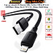 Cáp sạc nhanh OS-Baseus Silky Series USB to IP 2.4A (480Mbps) dùng cho 6/7/8/X/XS/...Hàng chính hãng