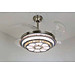 Quạt trần giấu cánh khi tắt, có điều khiển từ xa, động cơ DC (  Mẫu mới nhất 2023 )