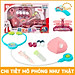 Bộ đồ chơi bác sĩ khám bệnh cho trẻ em bé gái màu hồng, bé trai màu xanh nhập khẩu.