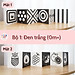 Bộ Thẻ Ziczac - Decal - Flashcard Kích Thích Thị Giác Trí Não Cho Trẻ Sơ Sinh - Lalala Baby