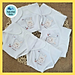 Set 5 tã vải sơ sinh cotton CUNCON | Size 1,2,3 cho bé sơ sinh - 9kg | Miếng dán bo viền, chất vải mềm mịn