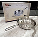 Chảo Inox Nông Lòng Seka TriMax SK6040 Size 28 - Hàng Chính Hãng