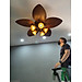 Quạt trần trang trí - cánh hình lá độc đáo có tính thẩm mĩ cao - Tặng bộ điều khiển từ xa
