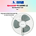 Quạt Đứng Sharp PJ-S40MV-LG Động Cơ Bạc Thau Sản Xuất Việt Nam Công Suất 55W - Hàng chính hãng -  Bảo Hành 12 tháng