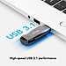 USB Lexar JumpDrive Dual Drive D400 Type-C / Type-A - USB 3.1 64G / 128GB, tốc độ đọc 130Mb/s, tương thích MAC / PC - Hàng chính hãng