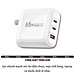 Adapter cóc củ sạc nhanh 65W 2 PD 3.0 USB C + USB-A QC3.0 hiệu WIWU ARK - PPS chống cháy, Chip AI điều chỉnh dòng sạc  cho iPhone iPad Oppo Samsung cho Macbook, Laptop - Hàng nhập khẩu