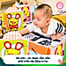 Sách Vải ZicZac Đa Tương Tác Kiêm Đồ Chơi Quây Cũi Kích Thích Thị Giác Cho Trẻ Sơ Sinh - Lalala Baby