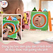Sách Vải ZicZac Đa Tương Tác Kiêm Đồ Chơi Quây Cũi Kích Thích Thị Giác Cho Trẻ Sơ Sinh - Lalala Baby