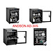 Tủ chống ẩm máy ảnh  30 Lít nhập khẩu Andbon, Tủ hút ẩm 30L., 2 ngăn, màn lLCD  cài đặt % độ ẩm, tiết kiệm điện - Hàng Chính hãng
