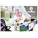 Quạt Mini, Quạt Tích Điện Kẹp Bàn Cực Mát Với 3 Mức Gió, Xoay 360 Độ, Kẹp Chắc Chắn Nhỏ Gọn Dễ Dàng Mang Đi Làm Đi Học - Hàng Nhập Khẩu