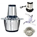 Máy Xay Thịt Đa Năng Cối Inox 2 Lít Dao Thép 4 Lưỡi Siêu Khoẻ - Hàng nhập khẩu