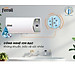 Máy nước nóng gián tiếp Ferroli VERDI AG+20 lít tích hợp ion bạc- màn hình led hiển thị nhiệt độ (2500W)-hàng chính hãng
