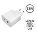 Cốc sạc Xiaomi Mi 33W Wall Charger Type-C + Type-A BHR4996GL MDY-11-EX - Hàng chính hãng