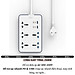 Ổ cắm điện đa năng 11 in 1 2500W WIWU Wi-S006 PS524 4 cổng Type-C (PD 20W), 2 cổng USB-A (2.4A), 5 ổ cắm AC, dây điện dài 2m, Chống cháy, Chip Ai an toàn sạc cho iPhone ipad Macbook Vivo oppo samsung huawei - Hàng nhập khẩu