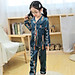 Bộ Pijama Lụa Dài Tay Cho Bé Từ 6-28kg MOON HOUSE, Bộ Lụa Họa Tiết Gấu Cho Bé Trai Và Bé Gái Mặc Nhà Cực Yêu