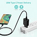 Cóc củ sạc nhanh 18W chuẩn PD 3.0 Type-C hiệu CHOETECH Q5004 cho điện thoại / máy tính bảng / Macbook iPhone Samsung Huawei Xiaomi Oppo Nokia Trang bị chip sạc thông minh - Hàng chính hãng