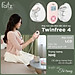 Máy hút sữa điện đôi rảnh tay Fatzbaby TwinFree 4 - FB1310TP