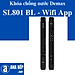 Khóa cửa chống nước Demax SL801 BL - Wifi App. Hàng Chính Hãng
