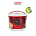 Nồi cơm điện KIPOR KP-25918 - 1.8L - Phủ chống dính HOÀNG KIM, Nồi cơm có tặng kèm vỉ hấp - phù hợp 4-6 người ăn - Hàng chính hãng