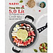 Nồi lẩu đúc tròn 5L SATO 50NL52 - Hàng chính hãng