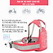 Đai đi xe máy BH Kids an toàn cho bé (từ 1 đến 10 tuổi), chống bụi bẩn, thoáng khí, chắc chắn, phát sáng ban đêm