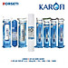 Trọn bộ 8 lõi lọc nước Karofi chính hãng dùng cho máy lọc nước Karofi E8RO ( dùng màng RO 100) - Hàng Chính Hãng