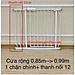 Thanh chắn cửa umoo, thanh chắn cầu thang Umoo an toàn cho Bé [74x85cm]