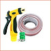 Bộ dây vòi xịt nước rửa xe,tưới cây tăng áp 3 lần 3-5M( nối nhựa xanh) 206317