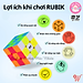 Rubik cao cấp mượt hiệu Qiyi QY TOYS – Stickerless 2x2 3x3 4x4 5x5 Pyraminx Skewb Megaminx Square-1 Windmill Dino Axis