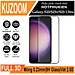 Miếng dán kính cường lực 3D cho Samsung Galaxy S23 / Galaxy S23 Ultra / Galaxy S23 Plus / Galaxy S23+ hiệu Kuzoom Protective Glass - mỏng 0.3mm, vát cạnh 2.5D, độ cứng 9H, viền cứng mỏng - Hàng nhập khẩu