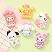 100 Túi Mù Charm Phát Sáng Labubu Capybara Gấu Dâu Kuromi Melody Kitty Đồ chơi Cho Bé