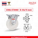 Bánh xe đẩy nylon tải nhẹ càng cố định - 50-65-75mm - Happy Move Thái Lan