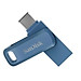 USB OTG 3.1 64GB Type C Sandisk SDDDC3 (Xanh lá , Xanh dương, Tím) - Hàng chính hãng
