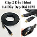 Cáp 2 Đầu Hdmi 1.4 Dây Dẹp Dài 10M Hình Ảnh Sắc Nét Chuẩn Full Hd