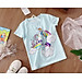 Áo thun bé gái 2-12 tuổi hình ngộ nghĩnh, Áo cộc tay cho bé hàng xuất vải cotton co giãn thấm hút mồ hôi