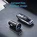 Cốc sạc xe hơi Anker Dual-Port High Speed 1USB 1Type-C 52.5W A2735 - Hàng chính hãng