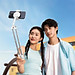 Gậy Selfie Từ Tính Baseus TechShot Series Dual-Support Phone (Nam Châm + Kẹp, Bluetooth Remote control) hàng chính hãng