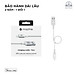 Cáp LN Mophie 9cm - chống rối - đạt chứng nhận MFI từ Apple dành cho iPhone - Hàng chính hãng