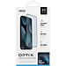 Dán màn hình cường lực Full viền chống tia xanh Uniq Optix Anti-Blue Light Glass iP 13 Series - Hàng chính hãng