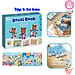 Học liệu bóc dán Busy Book cho bé Lalala Baby nhiều chủ đề đa dạng, song ngữ Anh Việt