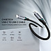 Dây cáp sạc USB C ra Type C sạc nhanh 100W hỗ trợ sạc PD TypeC hiệu Choetech XCC-1002 - Thiết kế dây dù chống đứt chống rối, đèn LED báo sạc, chiều dài 1m8 sạc cho iPhone 15 Macbook S23 S22 S21 S20 Ultra Plus notebook iPad Pro Air Mini - Hàng nhập khẩu