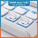 Set 10 Bịt Ổ Điện Chống Giật, Miếng Chặn Ổ Điện Chống Cháy Bảo Vệ An Toàn Cho Bé - Chính Hãng NAVIVU