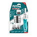Bộ tua vít 24 chi tiết đa năng TOTAL TACSD30246 - nhiều loại mũi vít, tay cầm nhựa nhám chắc chắn, thép chuyên dụng CR-V