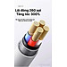 Dây sạc siêu nhanh LI-TOP LX78 120W, chân Type C, dây mịn mập, lõi 260 sợ đồng, được dùng thử 30 ngày, Kim Ánh bảo hành hàng chính hãng 12 tháng