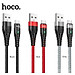 Cáp Sạc Nhanh Hoco Me3 3A Cổng Micro Có Đèn Led - Hàng Chính Hãng