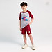 ] Bộ Quần Áo Bé Trai Bigfox, Bộ Cộc Tay Trẻ Em Mùa Hè Chất Cotton Mát In Hình Ô Tô Speed Up
